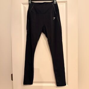 Gymshark Jet Black Performance Leggings